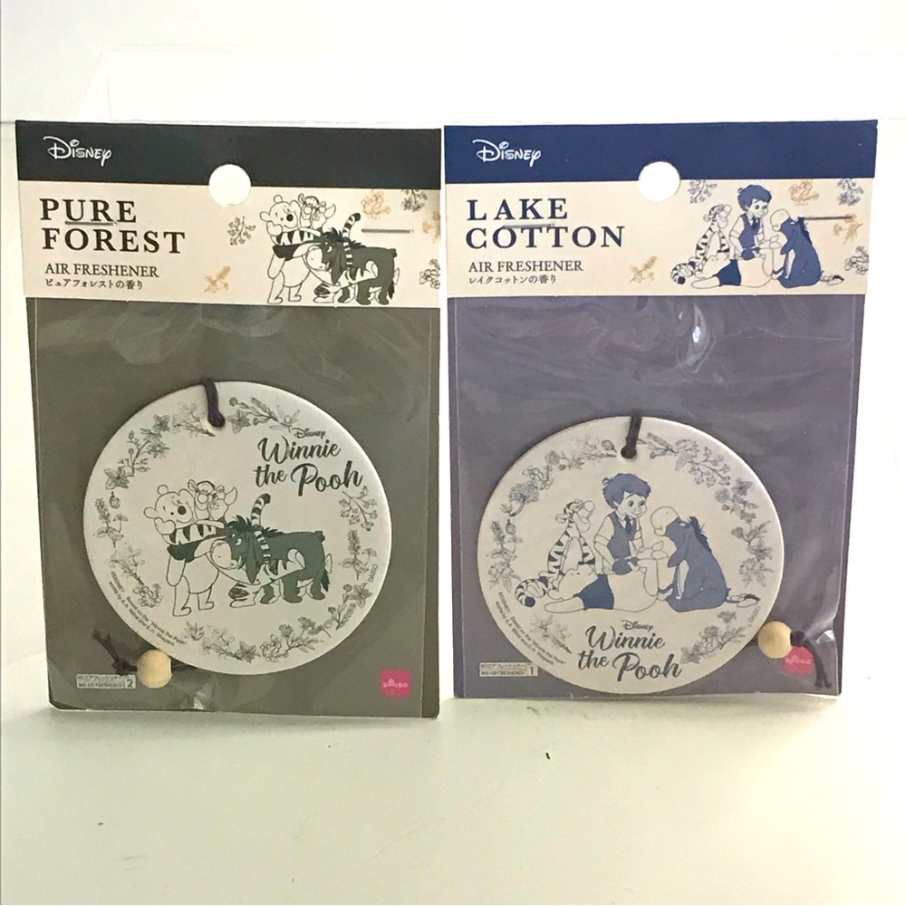 Winnie the Pooh Sealed Lake Cotton & Pure Forest Air Fresheners – Set of 2